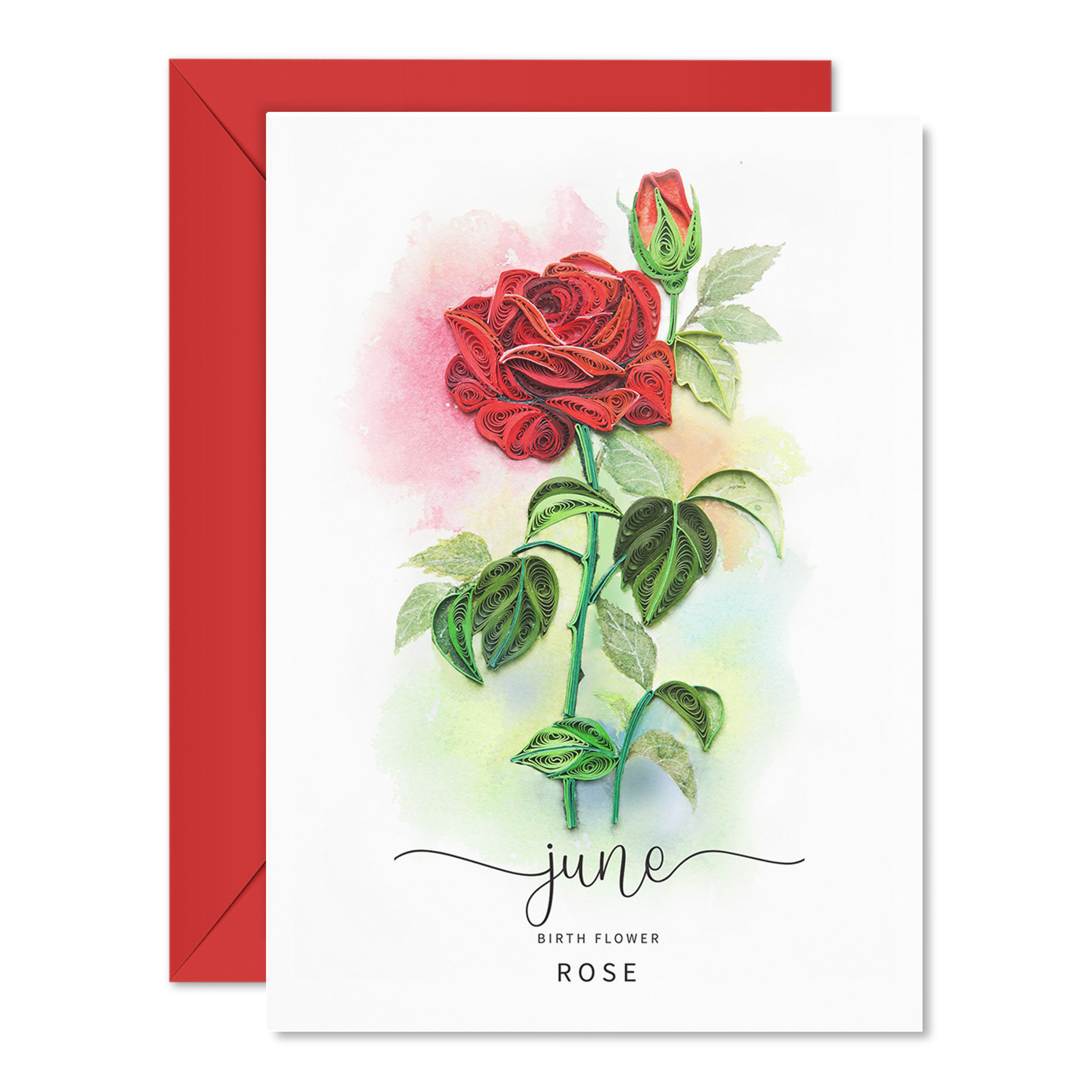 QUILLING JUNE BIRTHDAY CARD – Quilling Cards